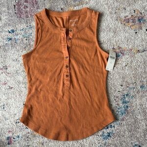 Pilcro Terracotta Tank Top